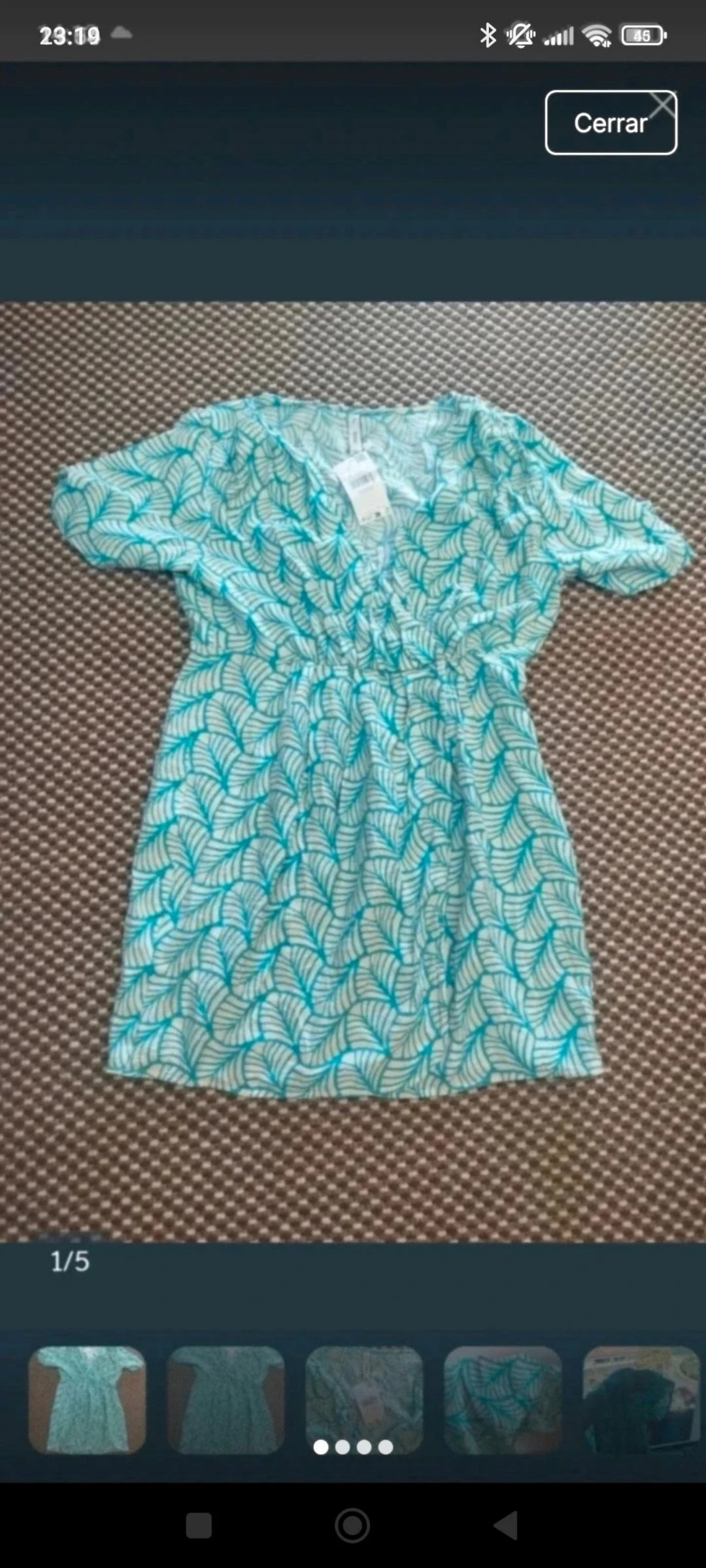Vestido mango t.l